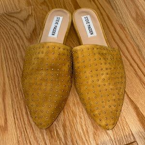 Steve Madden studded slides